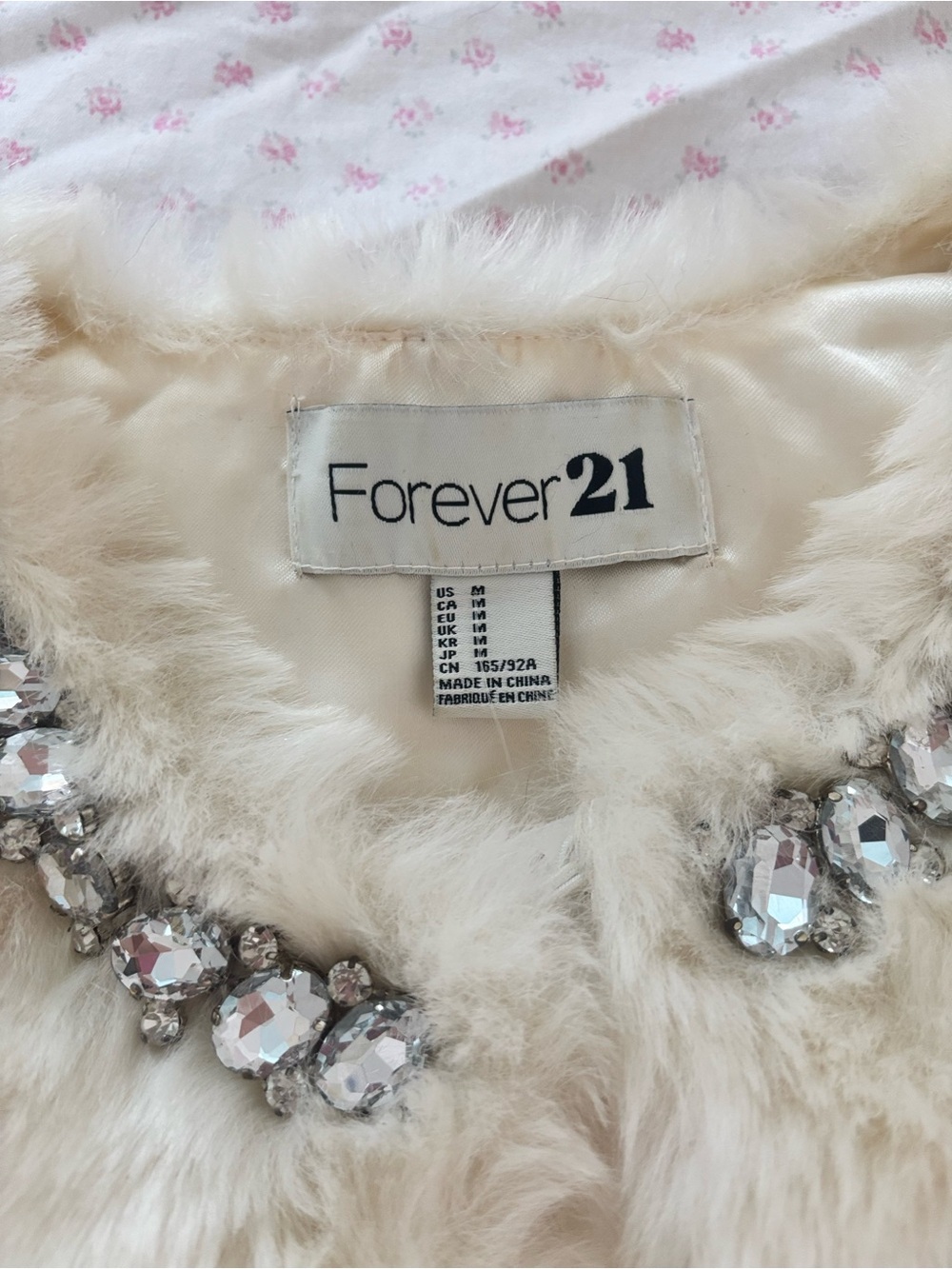 vintage forever 21 faux fur bolero - Picture 4 of 4